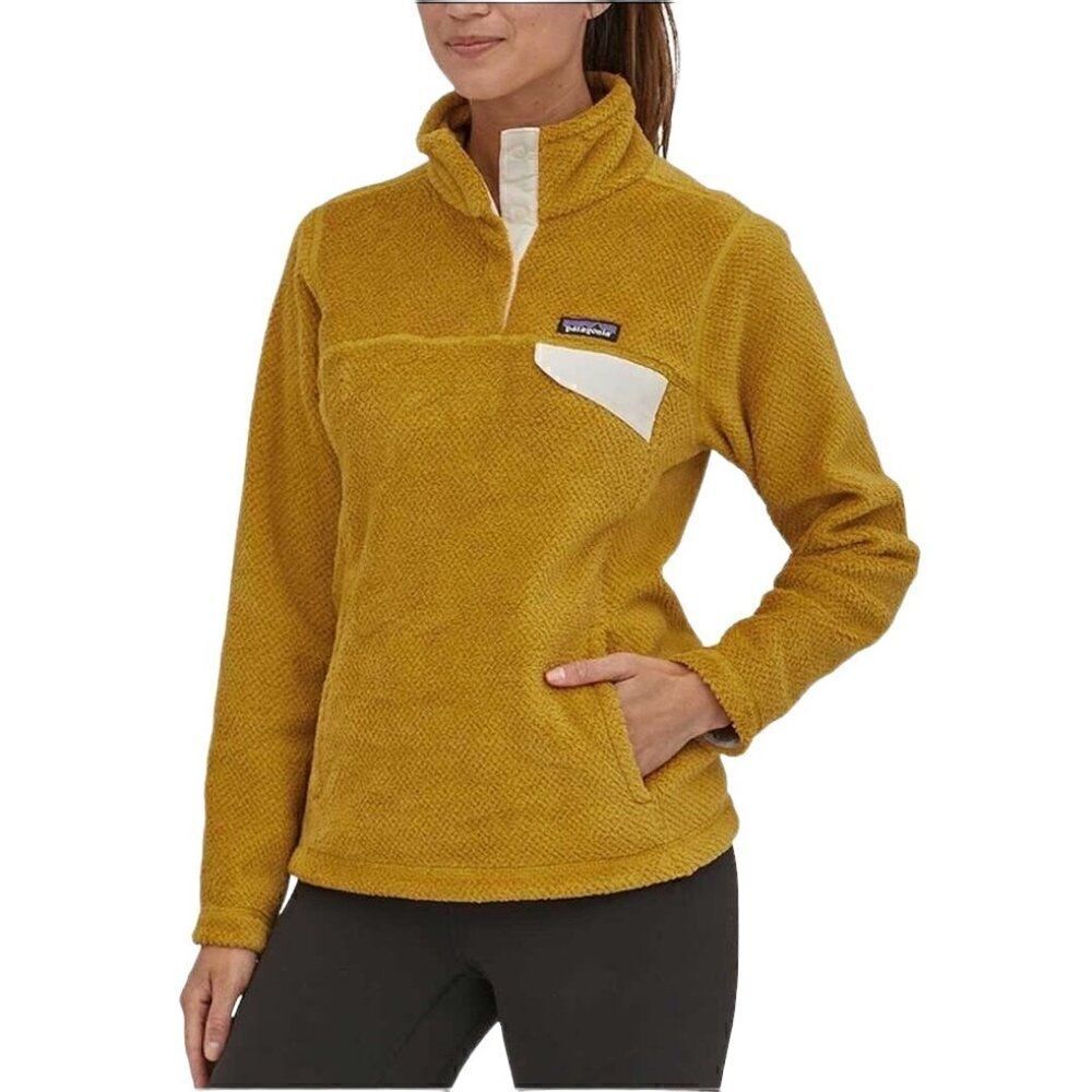 Patagonia Re-Tool Snap-T Fleece Pullover Cabin Gold/Dark Cabin Gold X-Dye Large